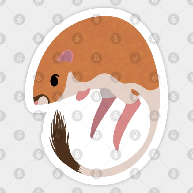 Kangaroo Rat Sticker by DeguArts